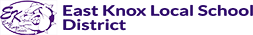 East Knox Local Schools Logo